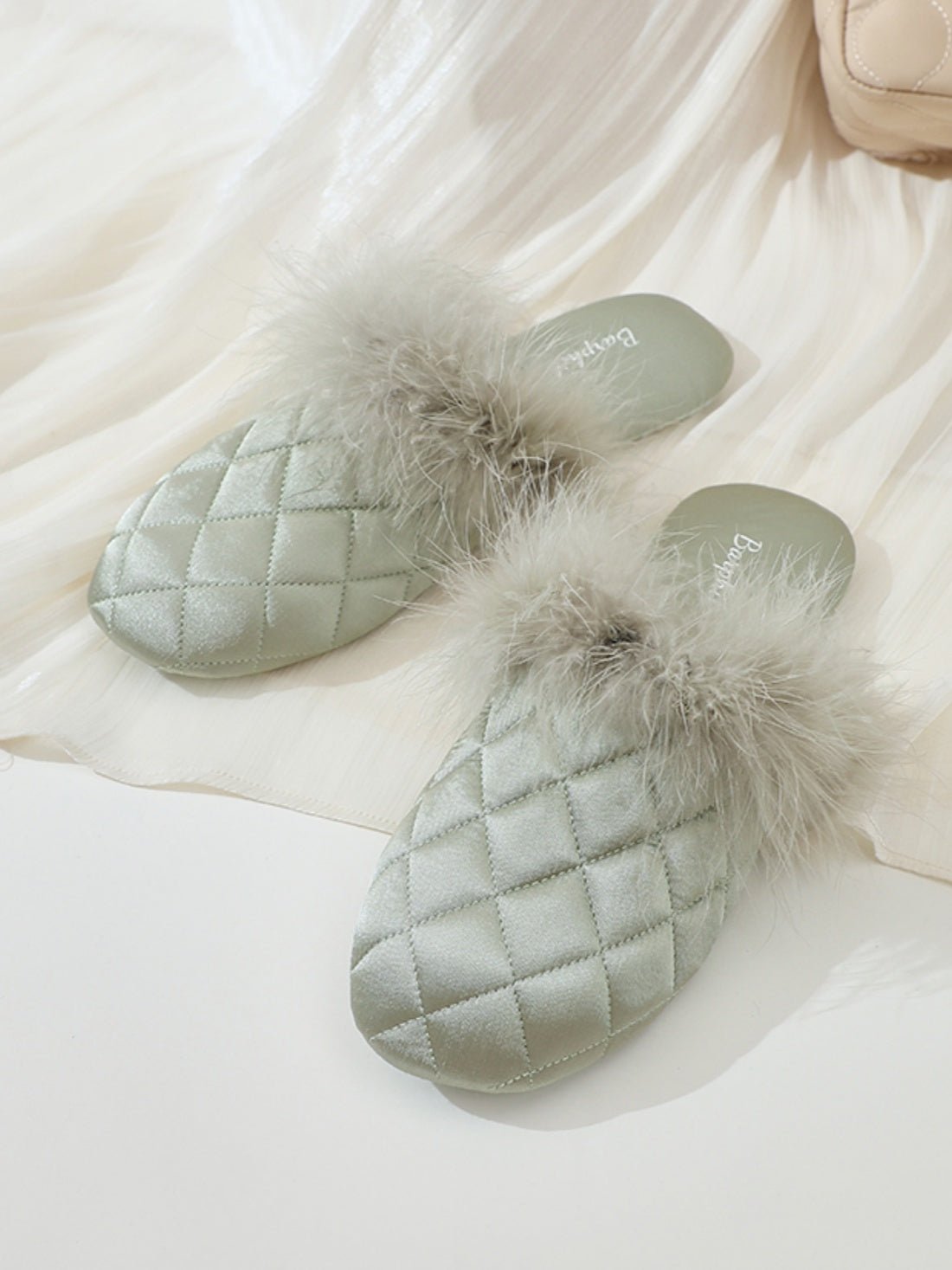Cozy Fall & Winter Silk Satin Slippers | Daily Health & Beauty