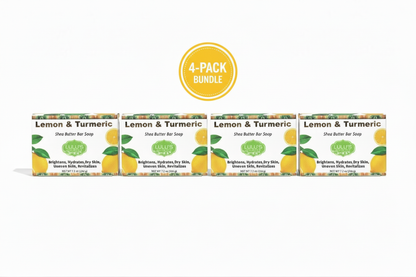 Lemon Turmeric Shea Butter Bar Soap – Brightening Cleanse
