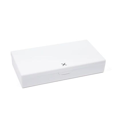 Crisp White AM/PM Pill Box