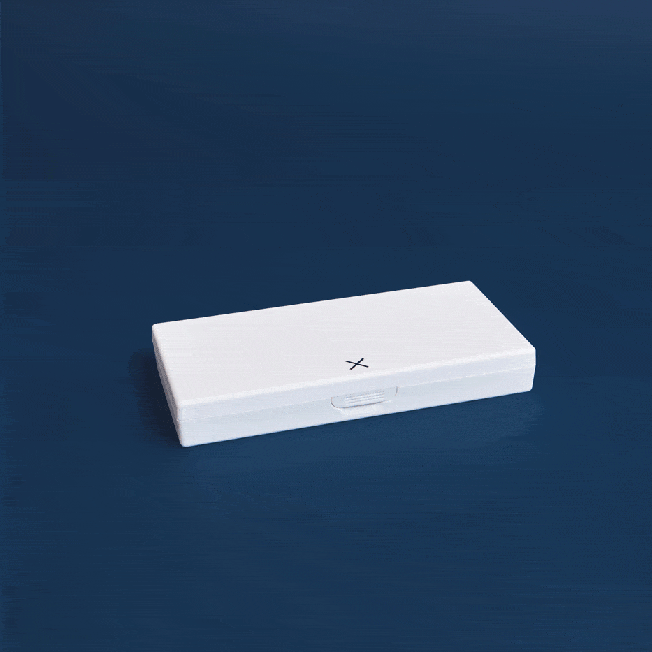 Crisp White Pill Box
