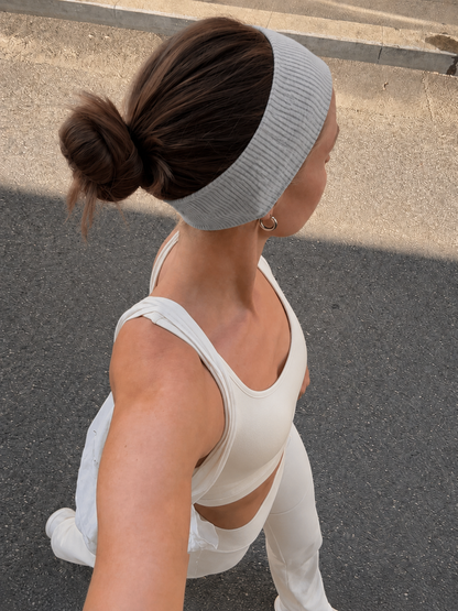 Soft Stretch Ribbed Headband (Classic Neutrals)