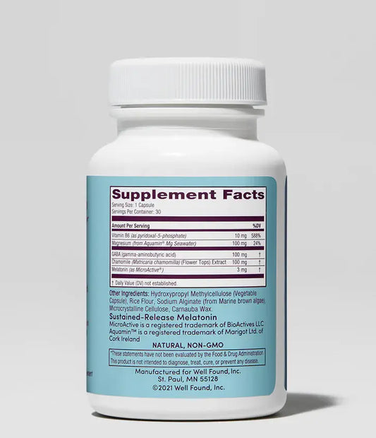 Womaness - Let Me Sleep - Natural Sleep Supplement: 30 capsules