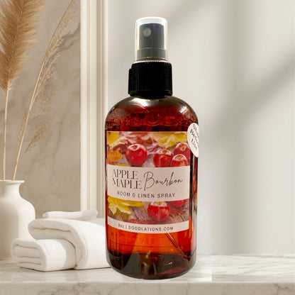 Spray para habitación y lino Bourbon con manzanas y arce