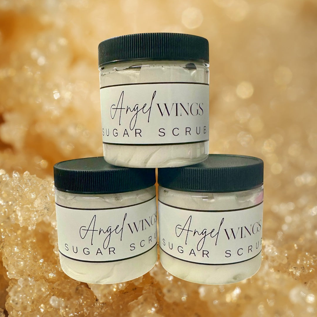 Exfoliante de azúcar con alas de ángel Doodlations