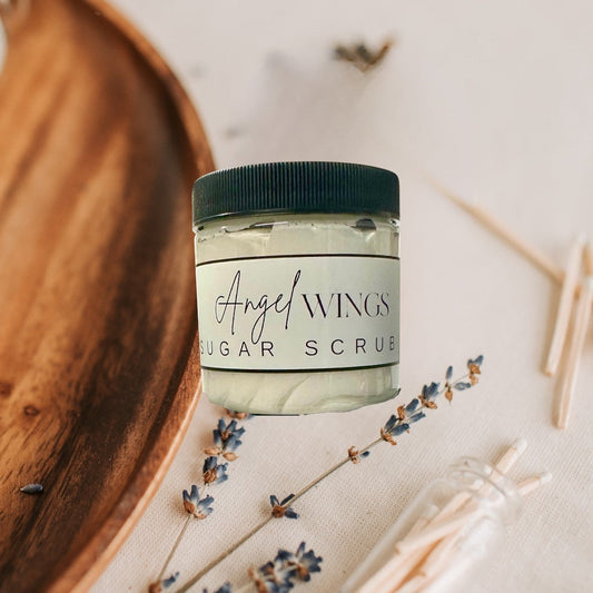 Doodlations Sugar Scrub | Angel Wings | 4 oz