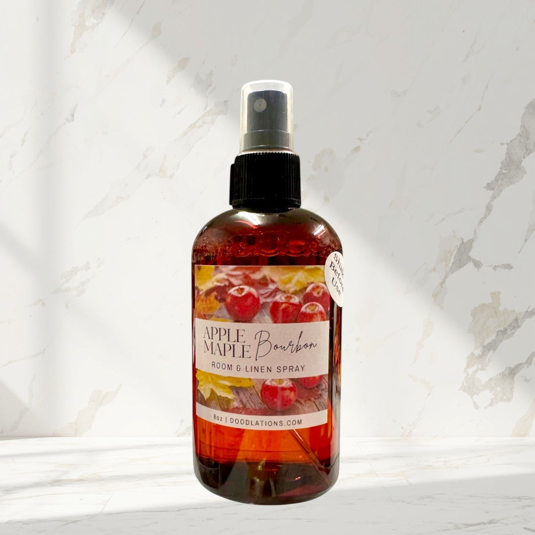 Spray para habitación y lino Bourbon con manzanas y arce