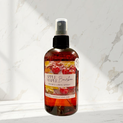 Spray para habitación y lino Bourbon con manzanas y arce