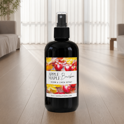 Spray para habitación y lino Bourbon con manzanas y arce