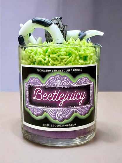 Doodlations Luxury Candle | Beetlejuicy