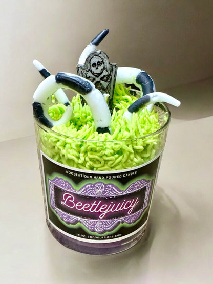 Doodlations Luxury Candle | Beetlejuicy