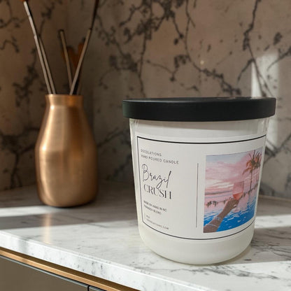 Doodlations Boutique Candle | Brazilian Crush