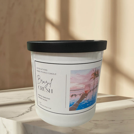 Doodlations Boutique Candle | Brazilian Crush