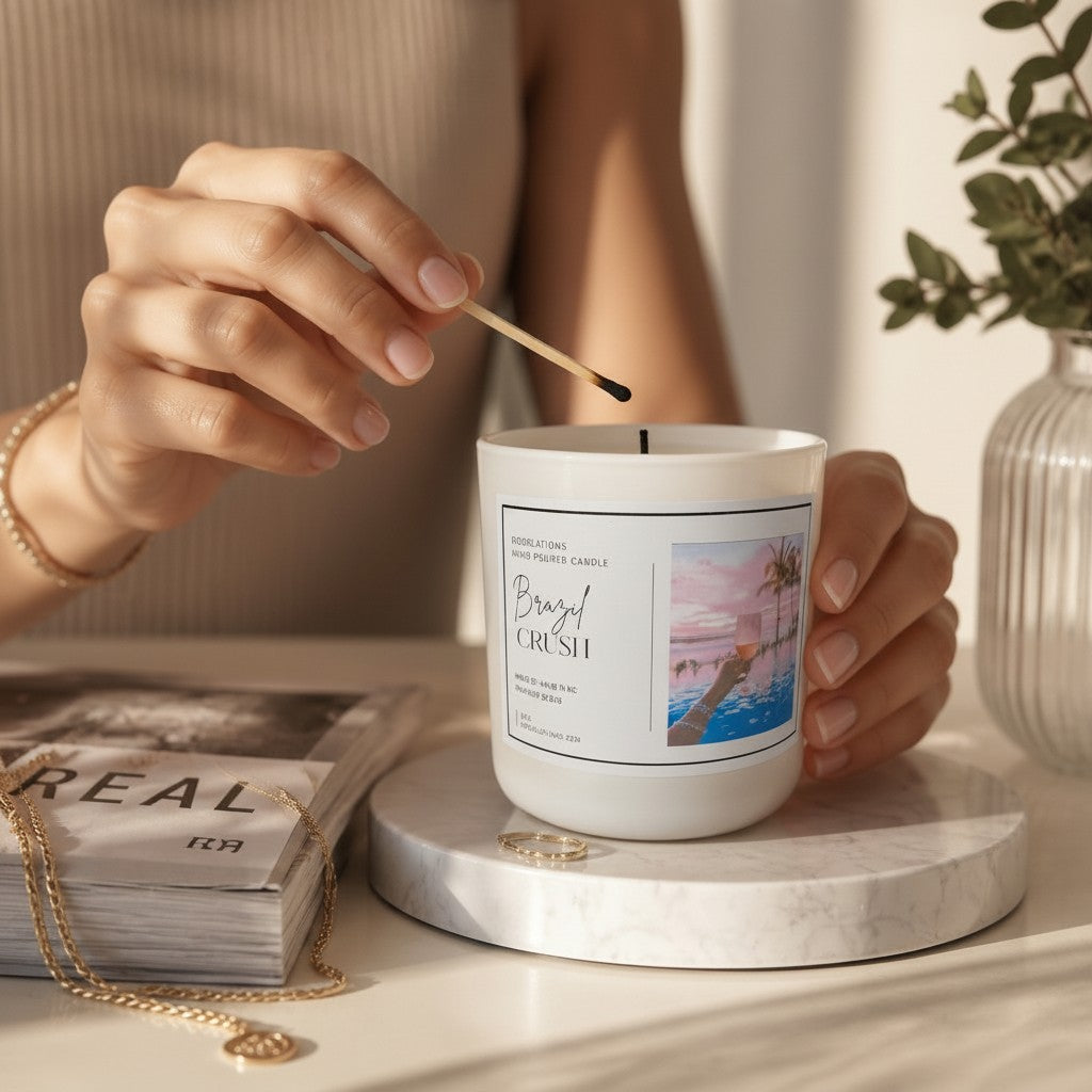 Doodlations Boutique Candle | Brazilian Crush