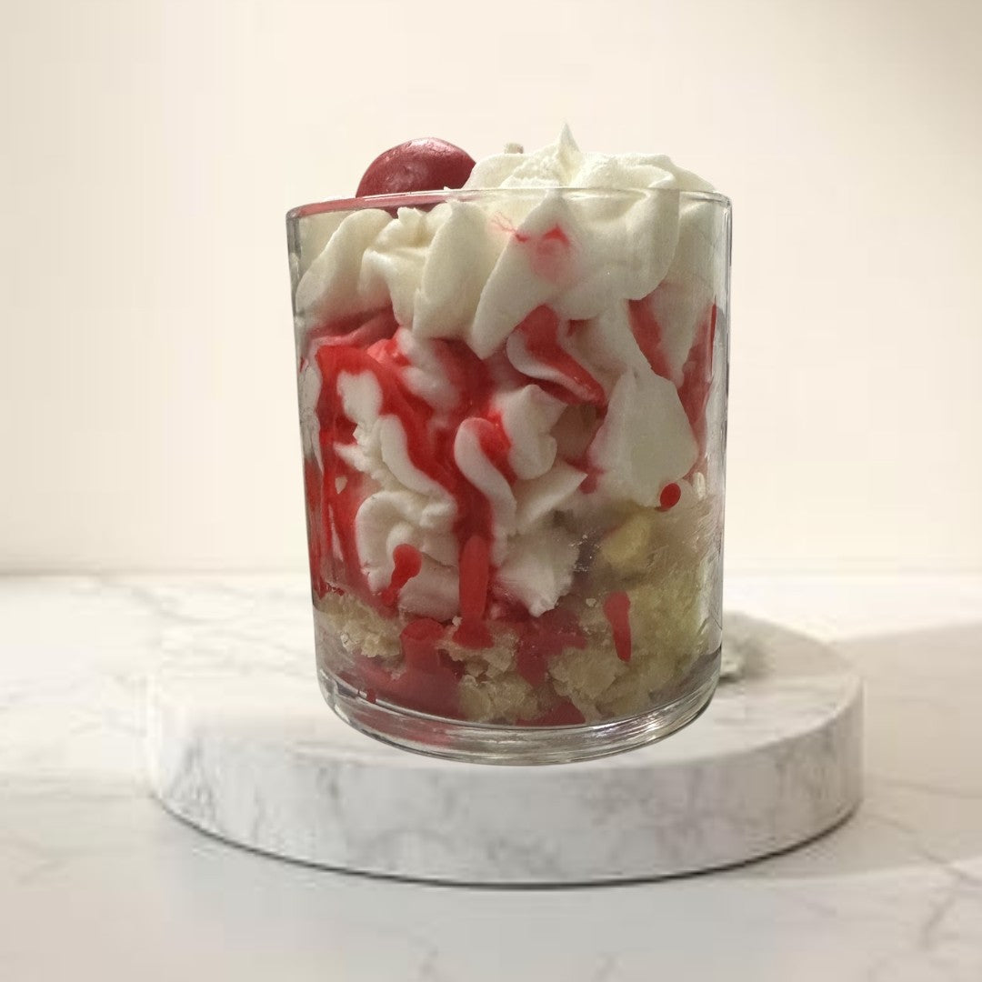 Doodlations Boutique Candle | Cherry Cheesecake