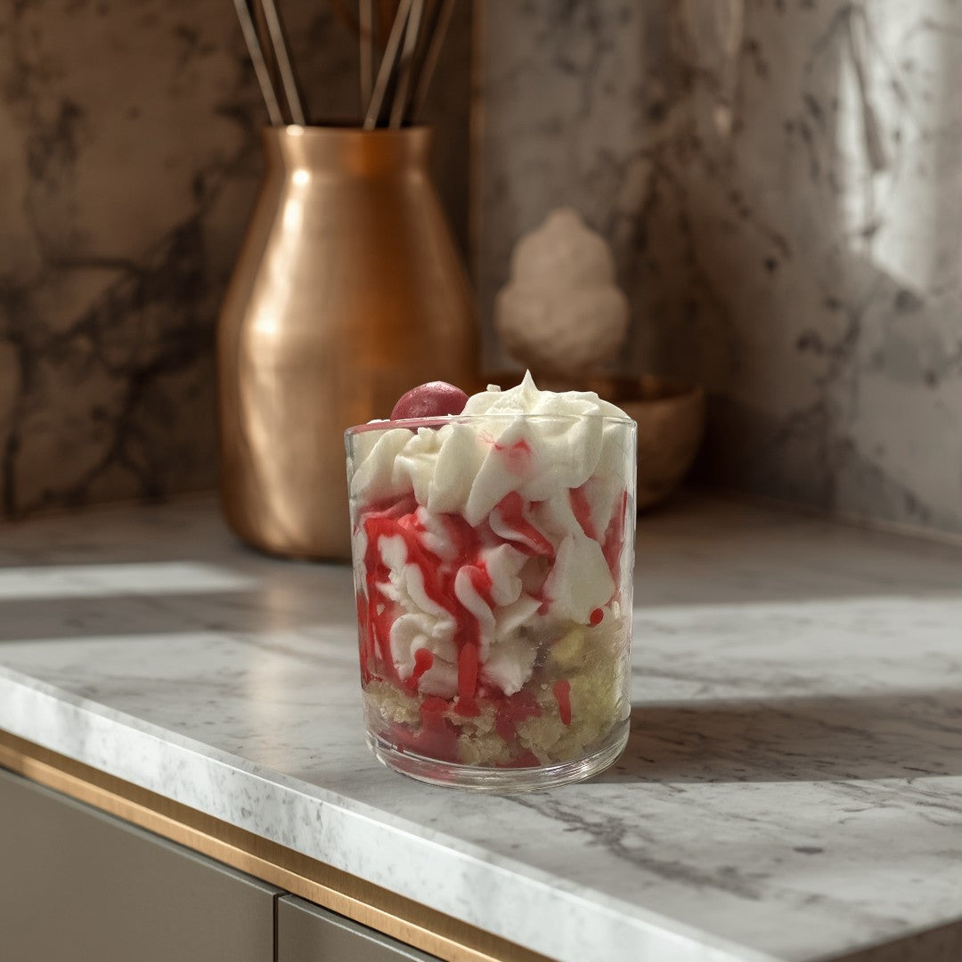 Doodlations Boutique Candle | Cherry Cheesecake