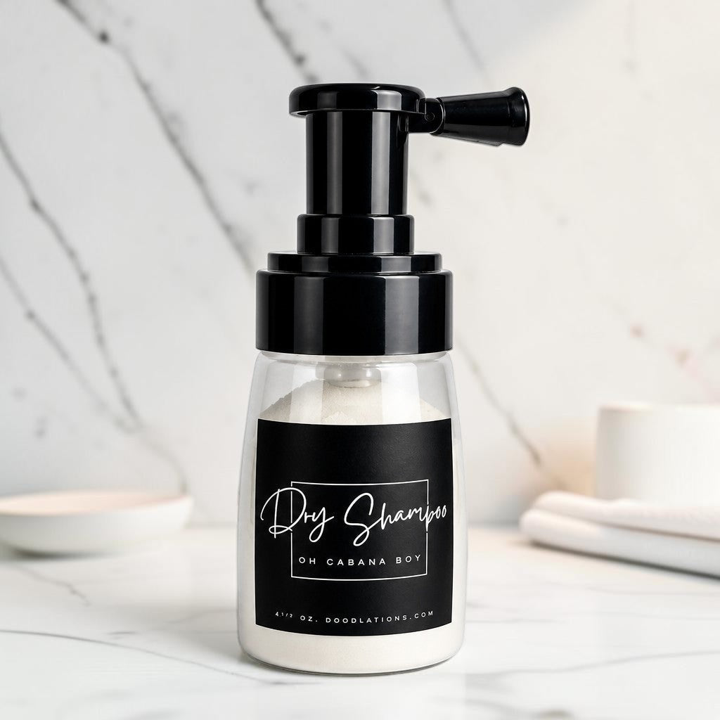 Best Dry Powder Shampoo by Doodlations | Oh Cabana Boy