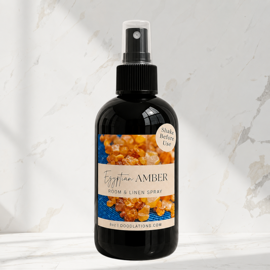 Doodlations Room & Linen Spray | Egyptian Amber
