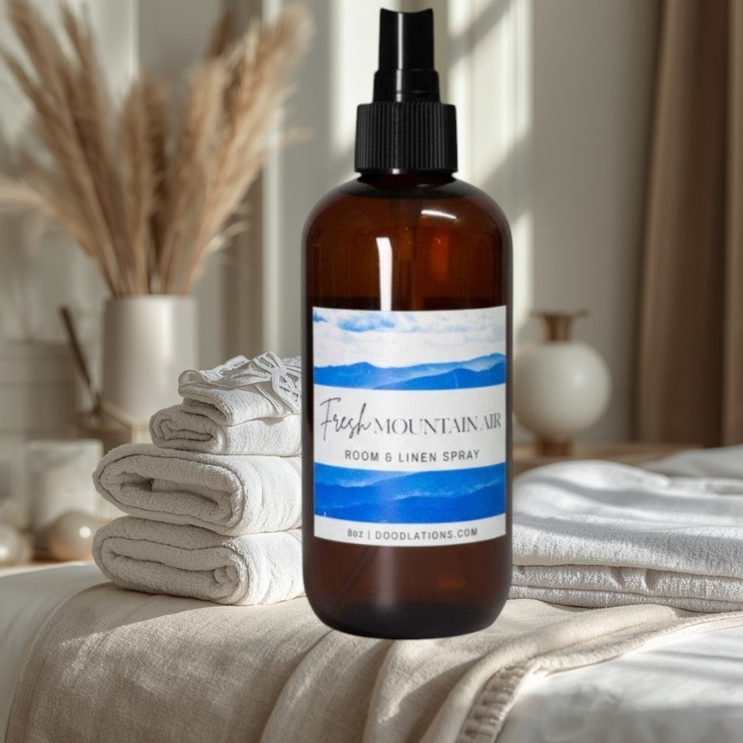 Doodlations Room & Linen Spray | Fresh Mountain Air