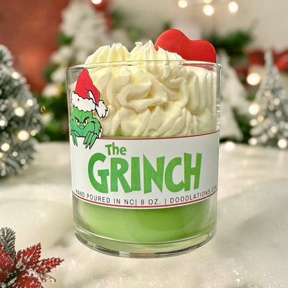 Doodlations Boutique Candle | The Grinch