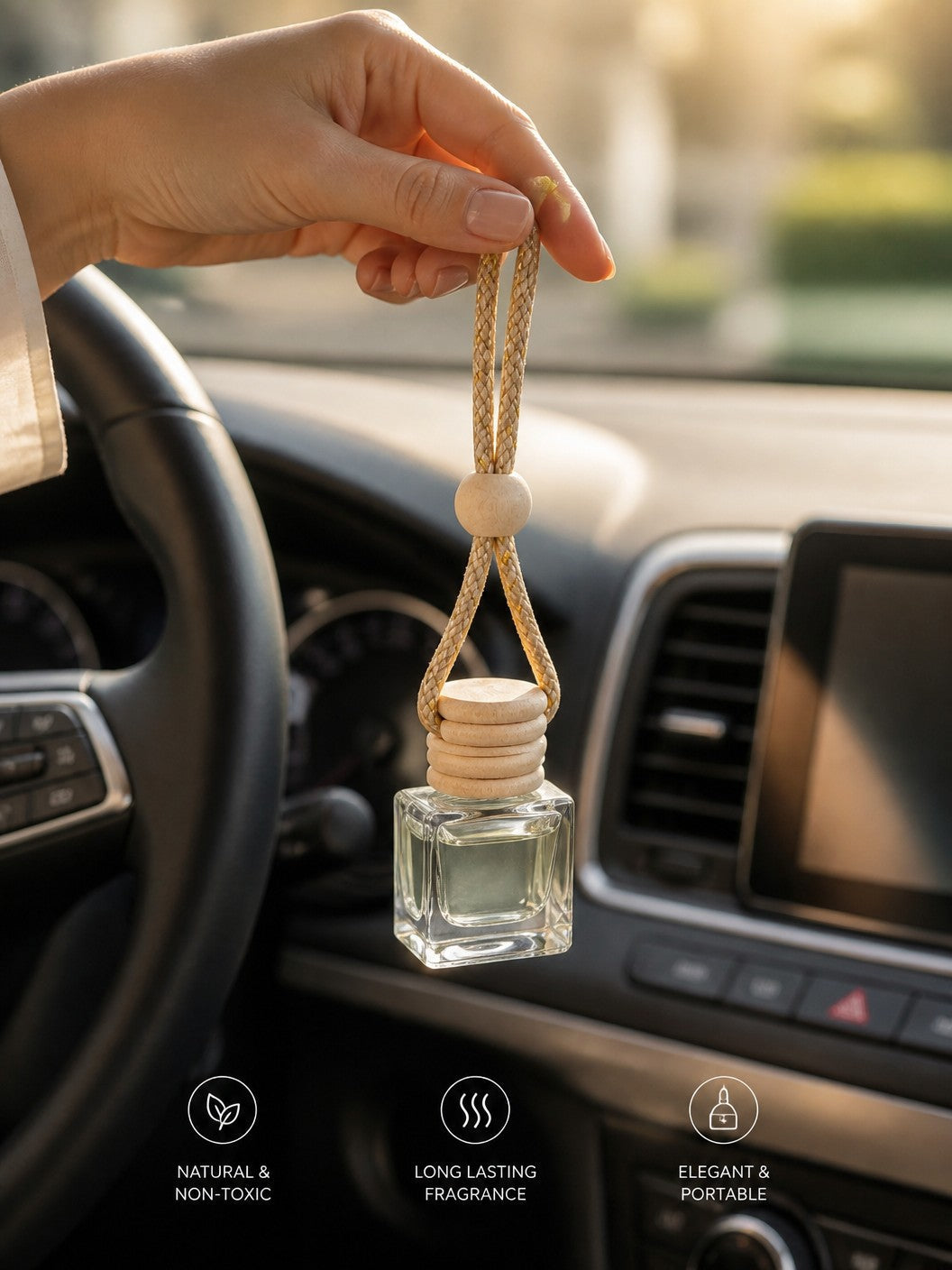 Doodlations Hanging Car Diffuser | Long-Lasting Car Air Freshener