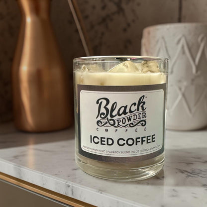 Doodlations Boutique Candle | Black Powder Iced Coffee