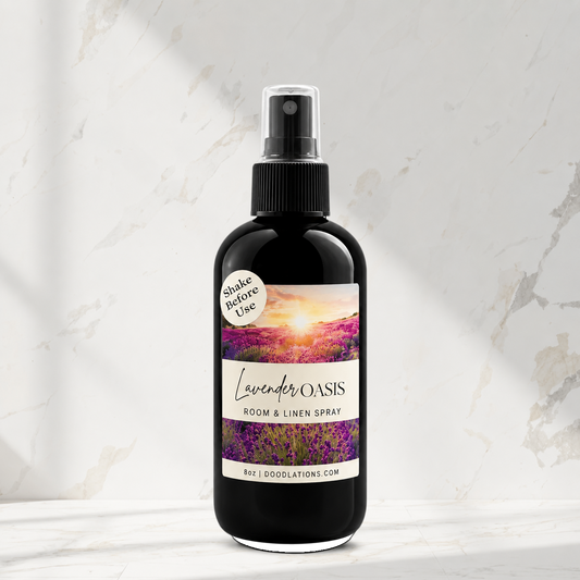 Doodlations Room & Linen Spray | Lavender Oasis