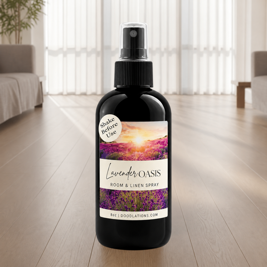 Doodlations Room & Linen Spray | Lavender Oasis