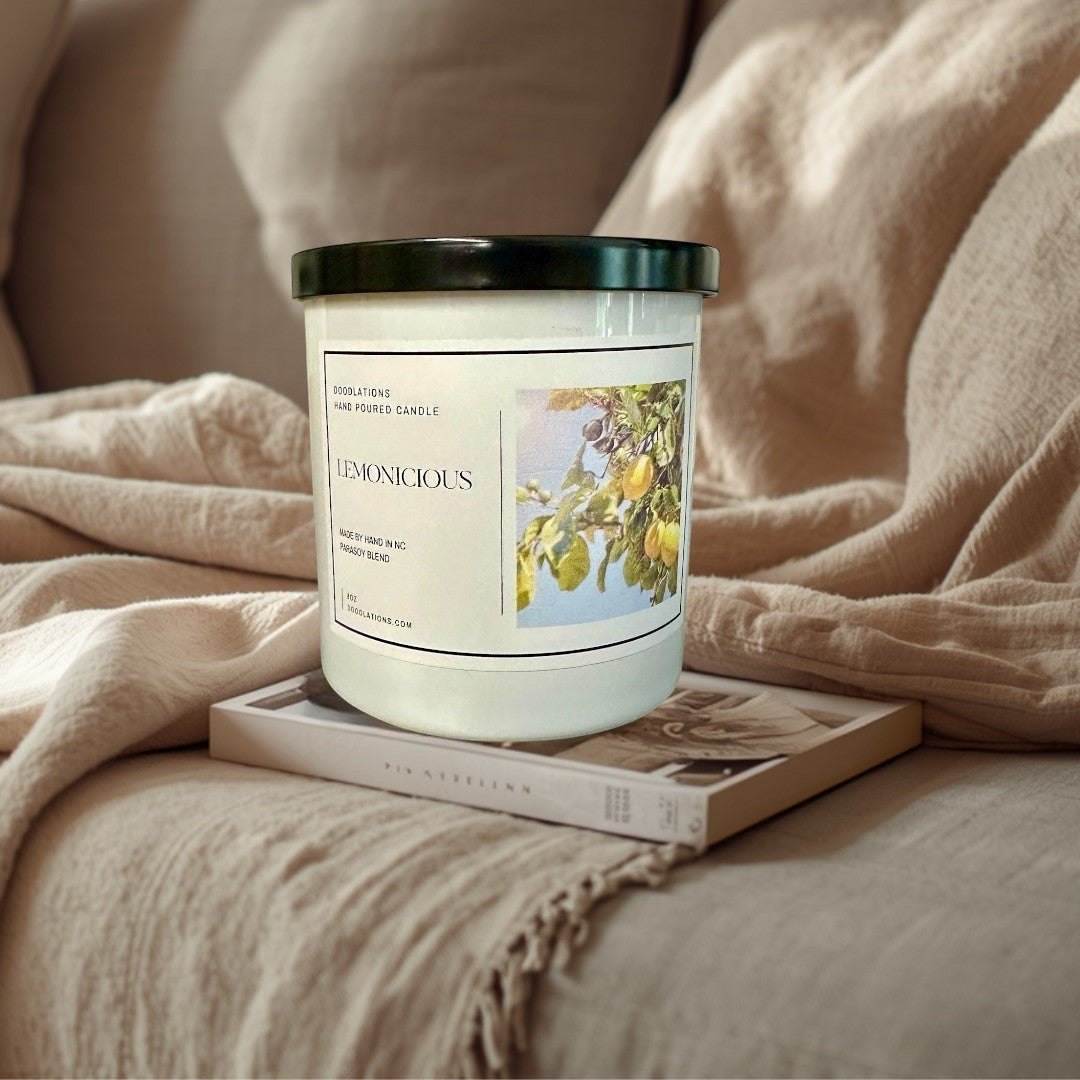 Doodlations Boutique Candle | Lemonicious