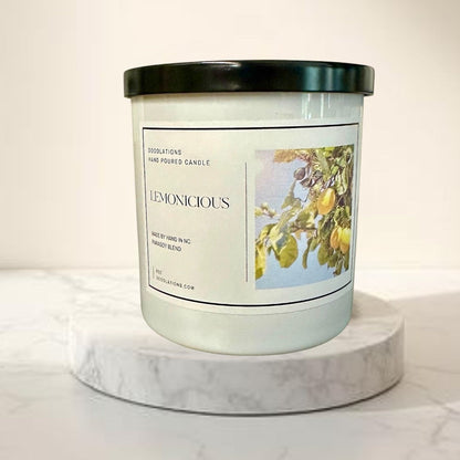 Doodlations Boutique Candle | Lemonicious