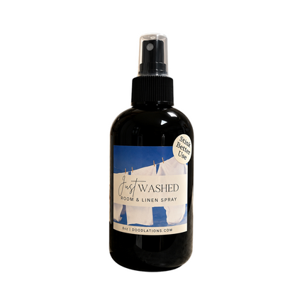 Spray para ropa de cama y habitaciones recién lavadas
