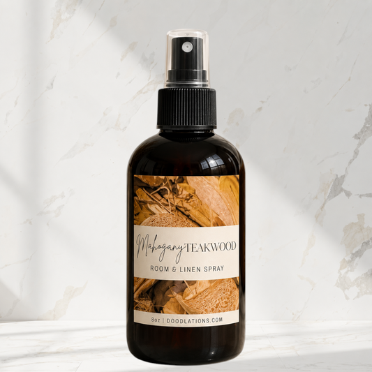 Doodlations Room & Linen Spray | Mahogany Teakwood