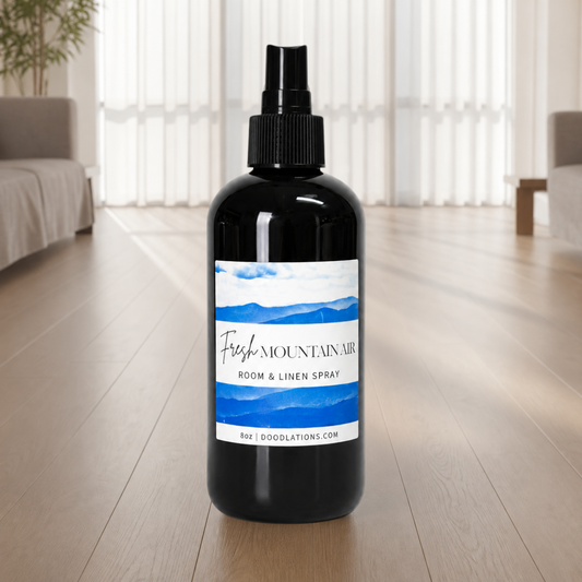 Doodlations Room & Linen Spray | Fresh Mountain Air