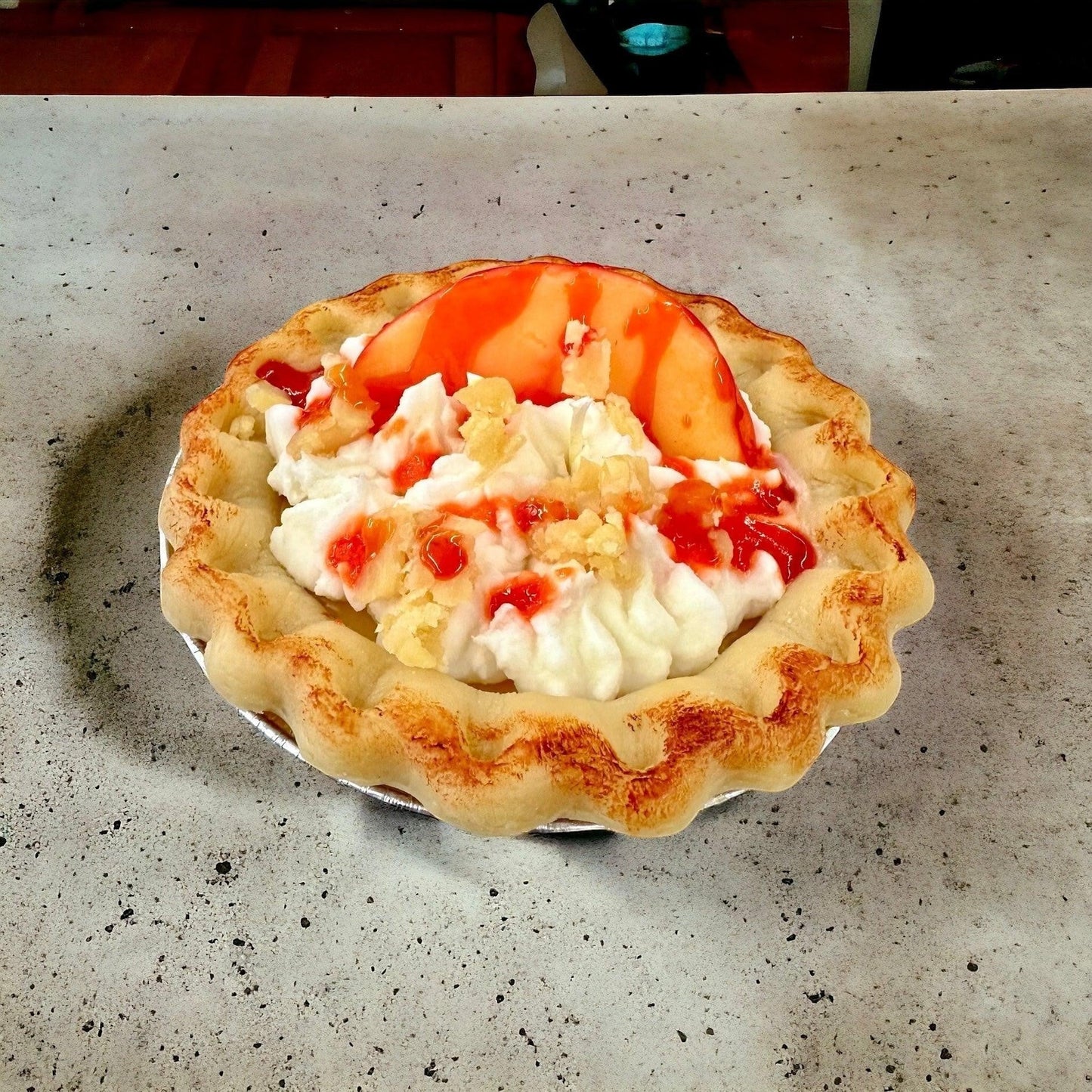 Doodlations Unique Candle | Peach Pie