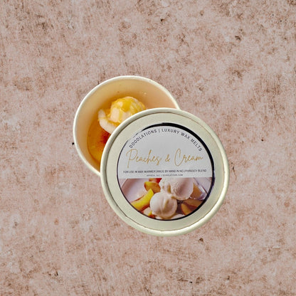 Doodlations Wax Melts | Peaches & Cream