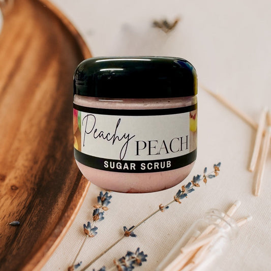 Doodlations Sugar Scrub | Peachy Peach | 4 oz