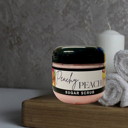 Doodlations Sugar Scrub | Peachy Peach | 4 oz
