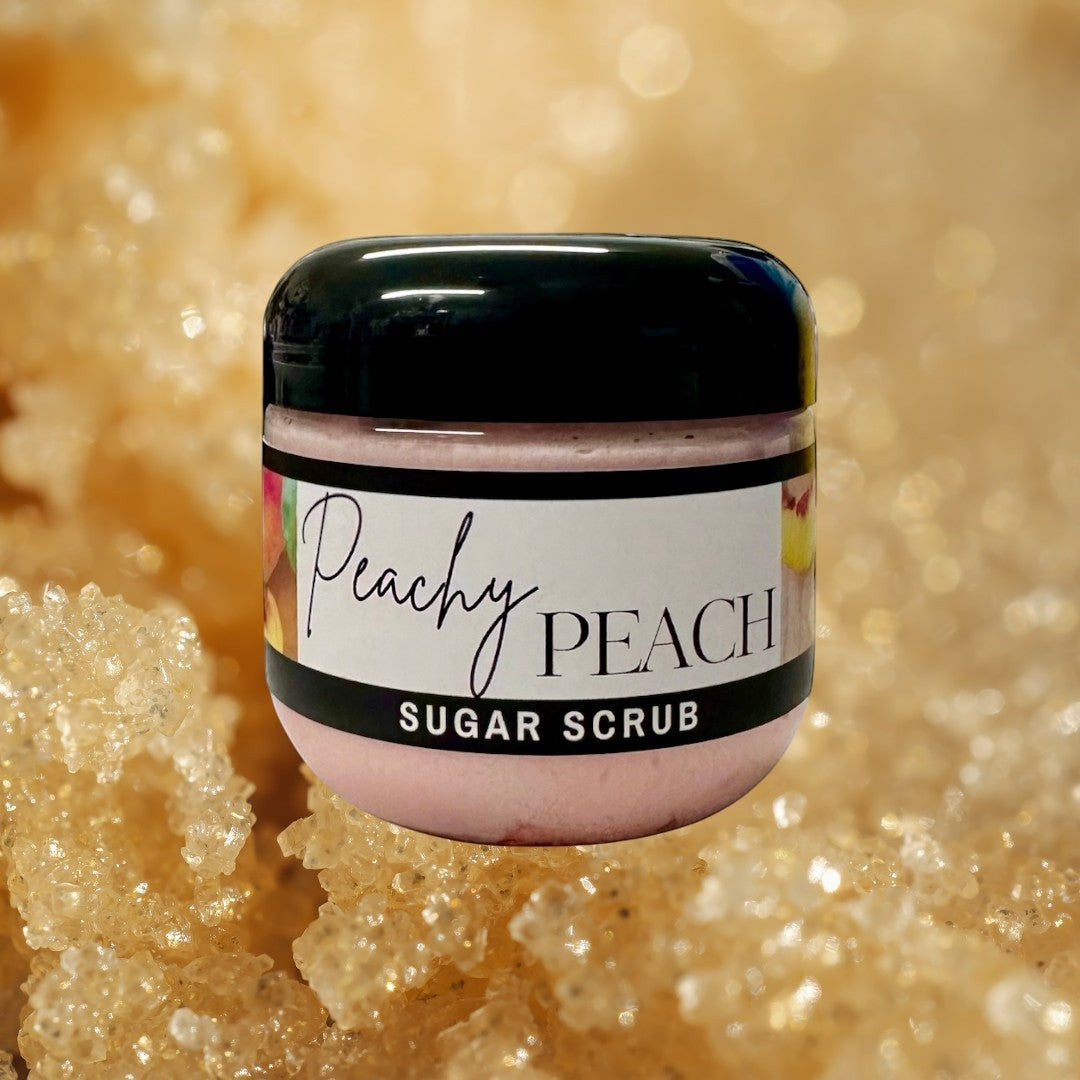 Doodlations Sugar Scrub | Peachy Peach | 4 oz