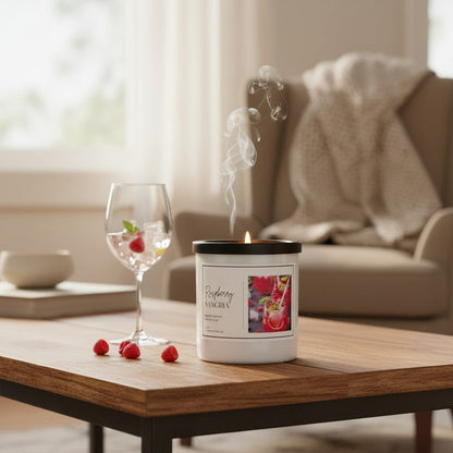 Doodlations Boutique Candle | Raspberry Sangria