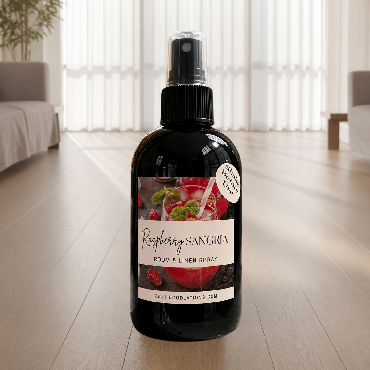 Doodlations Room & Linen Spray | Raspberry Sangria