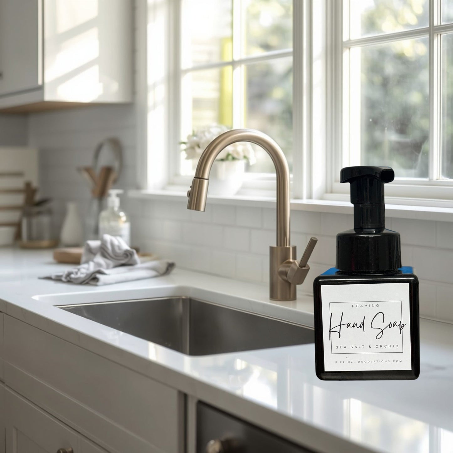 Doodlations Foaming Hand Soap | Sea Salt & Orchid
