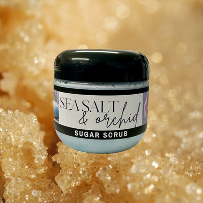 Doodlations Sugar Scrub | Sea Salt & Orchid | 4 oz