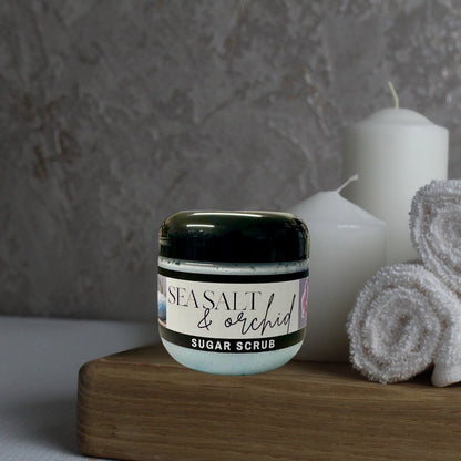 Doodlations Sugar Scrub | Sea Salt & Orchid | 4 oz
