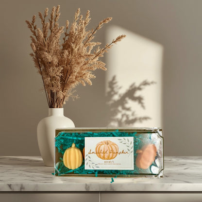 Cera derretida de calabaza machacada