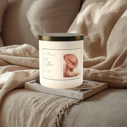 Doodlations Boutique Candle | The Outlaw