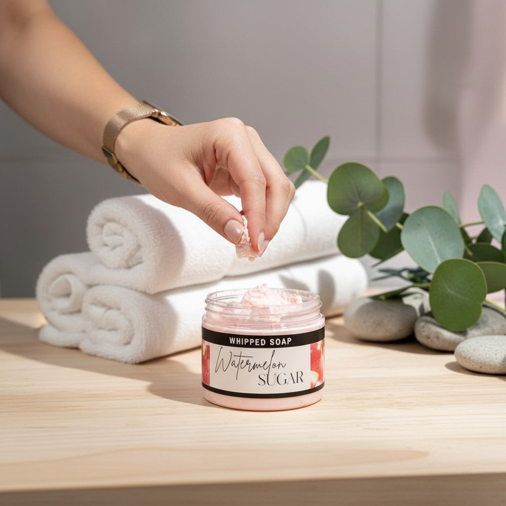 Doodlations Whipped Soap | Watermelon Sugar | 4 oz