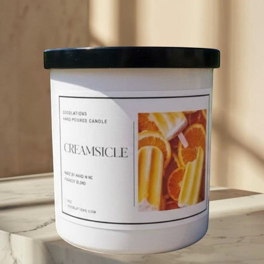 Doodlations Boutique Candle | Creamsicle