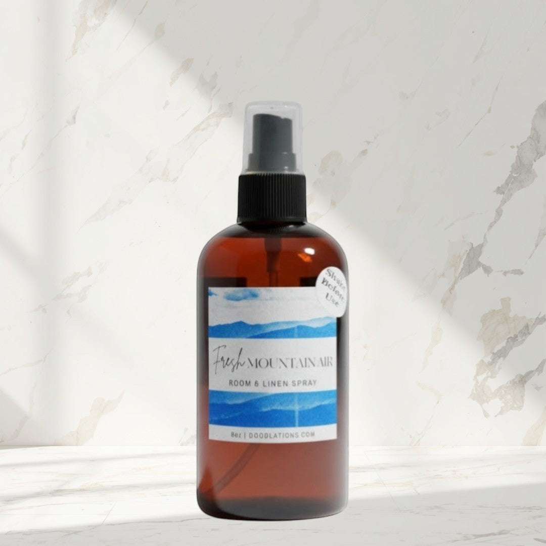 Doodlations Room & Linen Spray | Fresh Mountain Air