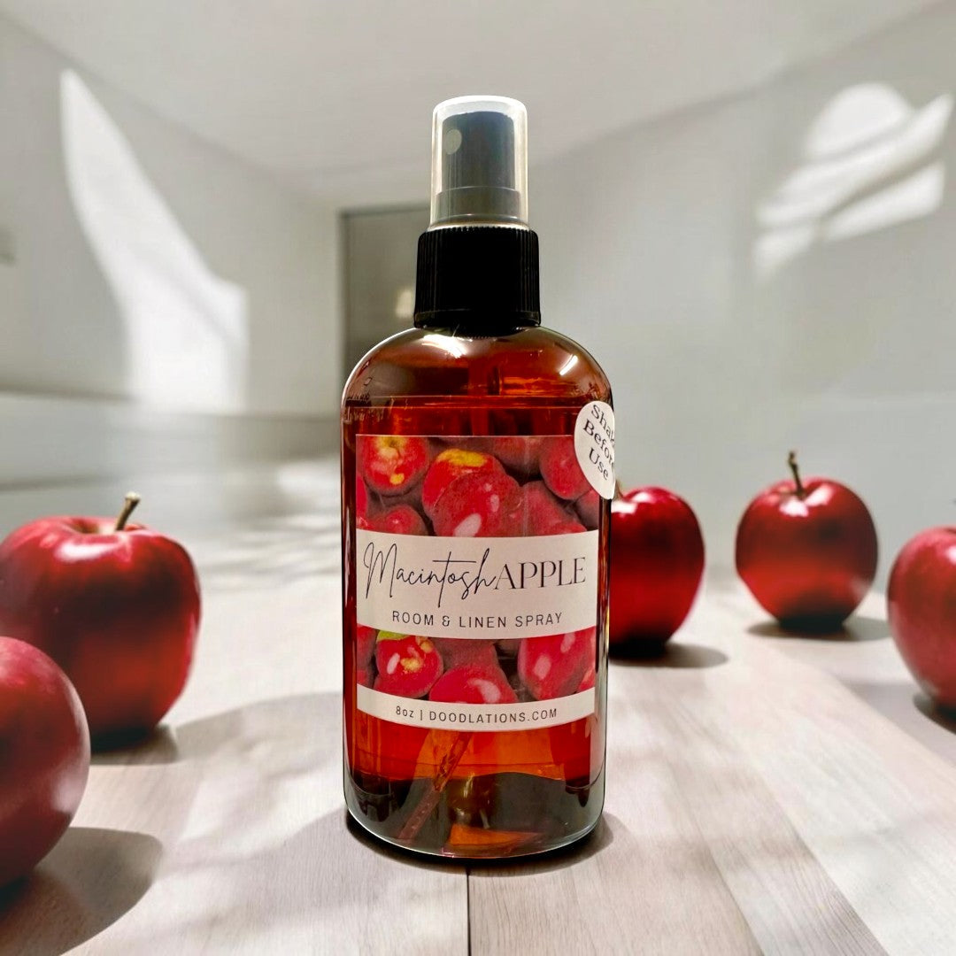 Doodlations Room & Linen Spray | Macintosh Apple