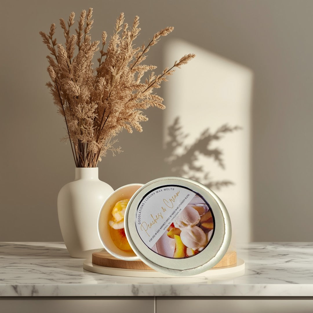 Doodlations Wax Melts | Peaches & Cream