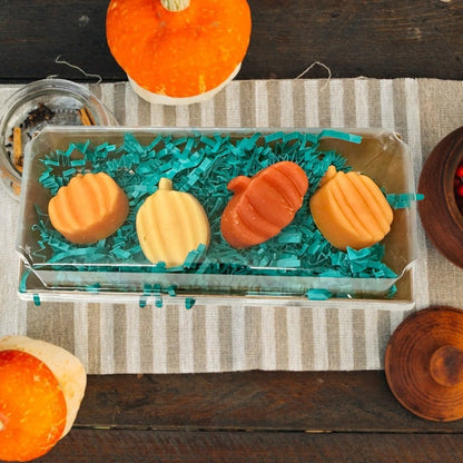 Cera derretida de calabaza machacada